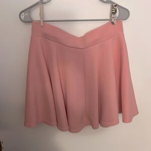 Pink A-line skirt